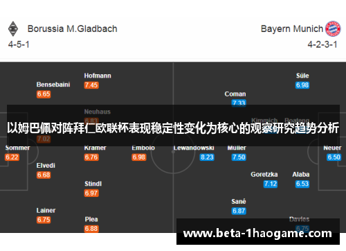 以姆巴佩对阵拜仁欧联杯表现稳定性变化为核心的观察研究趋势分析